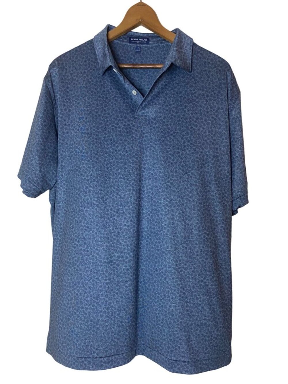 Peter Millar Indian Wells Golf Resort Mens XL Polo Shirt Blue